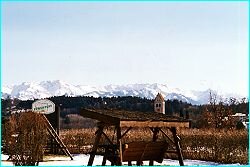 Blick vom Garten Richtung Oberstdorf