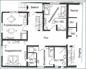 Grundriss Ferienalpe Schneider