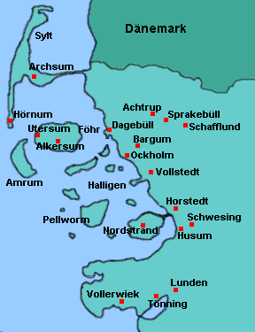 Karte von Schleswig-Holstein